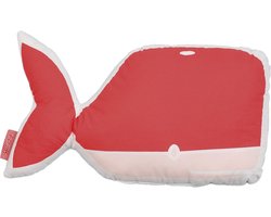 Sierkussen - Decoratiekussen Oceaan Walvis Wit/rood