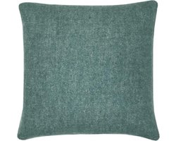 Sierkussen - Easy Green Double Faced Recycled Wool Square - Groen - 50 Cm X 50 Cm