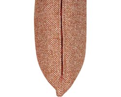 Sierkussen Esra - Stof - Oranje/Terra - 55 x 35 x 0 cm (BxHxD)