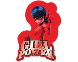 Sierkussen - Girl Power Junior - Rood - 28 Cm X 20 Cm