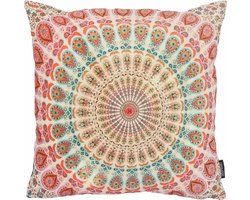 Sierkussen Ibiza Circle | 45 x 45 cm | Katoen/Linnen