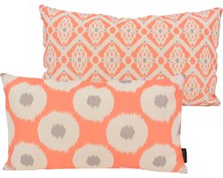 Sierkussen Imara Naranja / Oranje | 30 x 50 cm | Katoen/Linnen