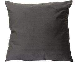 Sierkussen Italian Velvet Donker Grijs-392