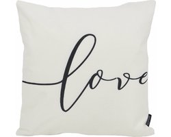 Sierkussen Love #1 - Outdoor/Buiten Collectie | 45 x 45 cm | Katoen/Polyester