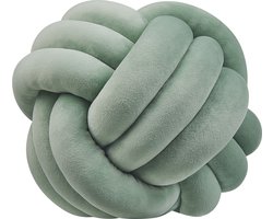 Sierkussen MALNI Fluweel 30 x 30 cm Mintgroen Effen