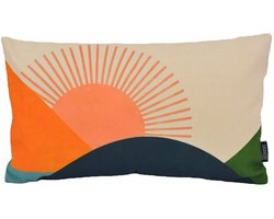 Sierkussen Mountain Sunset | 30 x 50 cm | Katoen/Linnen