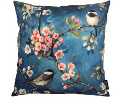 Sierkussen Parus Major #2 | 45 x 45 cm | Katoen/Linnen