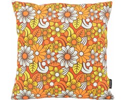 Sierkussen Retro Nola Flowers | 45 x 45 cm | Katoen/Polyester