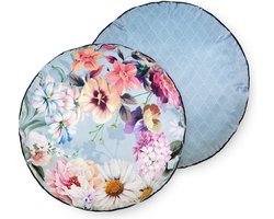 Sierkussen rond  55cm polyester Descanso no.9337 off-white