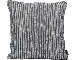 Sierkussen Silver Lines | 45 x 45 cm | Jacquard/Polyester