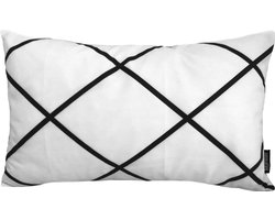 Sierkussen Soft Criss Cross | 30 x 50 cm | Katoen/Polyester