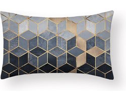 Sierkussen Square - May Long - Sierkussen - 30x50 cm - Sierkussen - Polyester