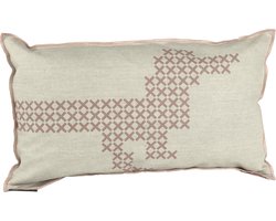 Sierkussen - Teckel Voorkant Kleur Pink Vk