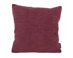 Sierkussen Teddy Burgundy | 45 x 45 cm | Polyester