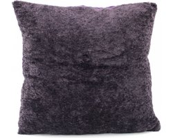 Sierkussen - Teddy - Paars - 45 Cm X 45 Cm