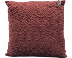 Sierkussen - Velours - Rood - 45 Cm X 45 Cm