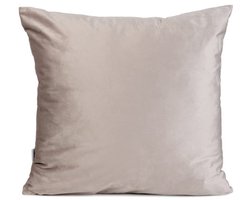 Sierkussen Velvet Ecru – Beige – 45 x 45 cm – Inclusief Vulling