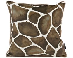 Sierkussen Velvet Giraffe Print | 45 x 45 cm | Velvet/Polyester