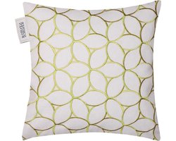 Sierkussenhoes polyethersulfone CO groen 38 x 38 cm - Schöner Wohnen Florencio floor pillow
