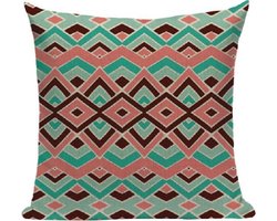 Sierkussens 45x45 - Boho - Bohemian - Ibiza - Linnen - 45 x 45 - Rits