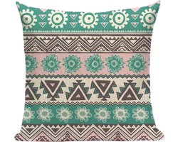 Sierkussens 45x45 - Boho - Bohemian - Ibiza - Linnen - 45 x 45 - Rits