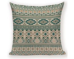 Sierkussens 45x45 - Boho - Bohemian - Ibiza - Linnen - 45 x 45 - Rits
