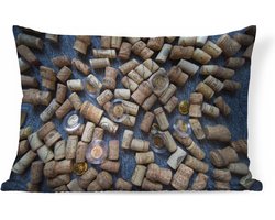 Sierkussens - Kussen - Kurken op een stapel - 60x40 cm - Kussen van katoen