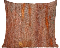 Sierkussens - Kussentjes Woonkamer - 40x40 cm - Geel - Rood - Muur