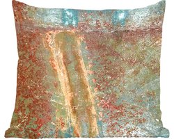 Sierkussens - Kussentjes Woonkamer - 40x40 cm - Kleuren - Roest - Metaal