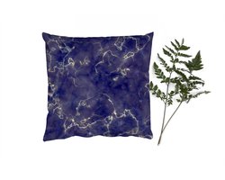 Sierkussens - Kussentjes Woonkamer - 40x40 cm - Marmer - Goud Agaat