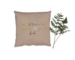 Sierkussens - Kussentjes Woonkamer - 45x45 cm - Can I borrow a kiss? I promise I'll give it back - Spreuken - Quotes - Liefde