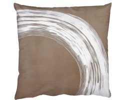 Sierkussens - Kussentjes Woonkamer - 45x45 cm - Verf - Bruin - Japandi