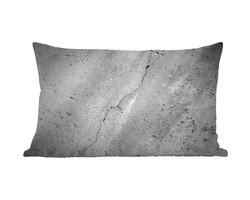 Sierkussens - Kussentjes Woonkamer - 50x30 cm - Beton - Grijs - Ruig - Industrieel - Vintage