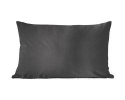 Sierkussens - Kussentjes Woonkamer - 50x30 cm - Beton - Robuust - Vintage - Rustiek - Grijs - Zwart