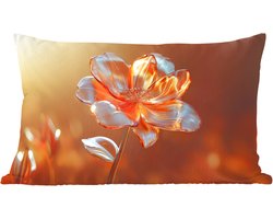 Sierkussens - Kussentjes Woonkamer - 50x30 cm - Glazen - Bloem - Zonlicht