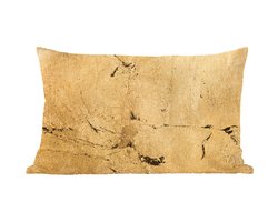 Sierkussens - Kussentjes Woonkamer - 50x30 cm - Goud - Geel - Muur