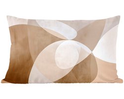 Sierkussens - Kussentjes Woonkamer - 50x30 cm - Ovale vormen - Transparant - Zachte overgang
