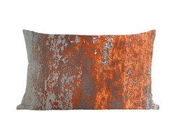 Sierkussens - Kussentjes Woonkamer - 50x30 cm - Roest - Muur - Grijs