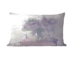 Sierkussens - Kussentjes Woonkamer - 60x40 cm - Bloemen - Tafel - Stilleven