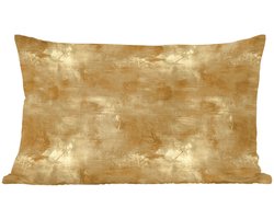 Sierkussens - Kussentjes Woonkamer - 60x40 cm - Industrieel - Textuur - Goud