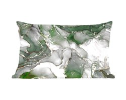 Sierkussens - Kussentjes Woonkamer - 60x40 cm - Luxe - Marmer - Groen
