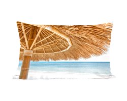 Sierkussens - Kussentjes Woonkamer - 60x40 cm - Parasol - Strand - Zee - Tropisch