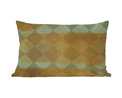 Sierkussens - Kussentjes Woonkamer - 60x40 cm - Patroon - Goud - Blok