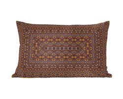 Sierkussens - Kussentjes Woonkamer - 60x40 cm - Perzisch Tapijt - Kleed - Patronen - Oranje