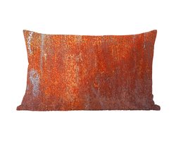 Sierkussens - Kussentjes Woonkamer - 60x40 cm - Vintage - Roest - Metaal