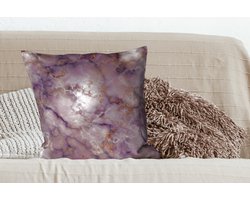 Sierkussens - Kussentjes Woonkamer - 60x60 cm - Agaat - Stenen - Abstract - Edelstenen mix