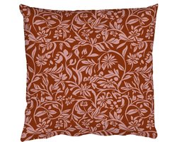 Sierkussens - Kussentjes Woonkamer - 60x60 cm - Bloemen - Print - Roze