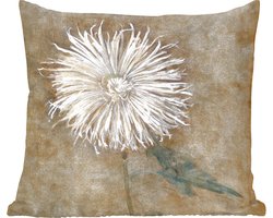 Sierkussens - Kussentjes Woonkamer - 60x60 cm - Chrysant - Piet Mondriaan - Oude meesters