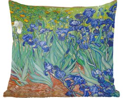 Sierkussens - Kussentjes Woonkamer - 60x60 cm - Irissen - Vincent van Gogh