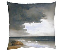 Sierkussens - Kussentjes Woonkamer - 60x60 cm - Kust - Golven - Rots - Storm